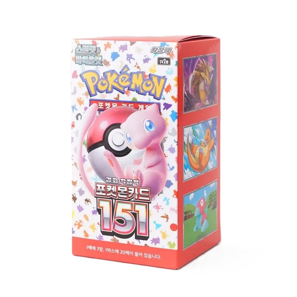 Display de boosters Pokemon 151 SV2A Korean